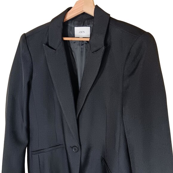 Joe's Jeans The Lucia Tailored Duster Single Breasted Long Coat Blazer - Picture 6 of 11